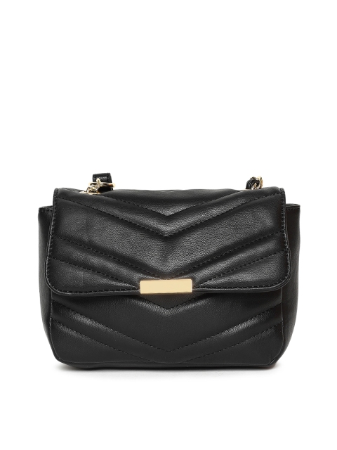 

Addons Women Black Solid Sling Bag