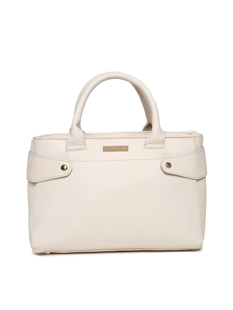 

Addons Cream-Coloured Solid Handheld Bag