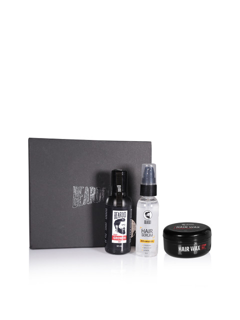 

BEARDO Men Set of 3 Hair Grooming Kit, Black