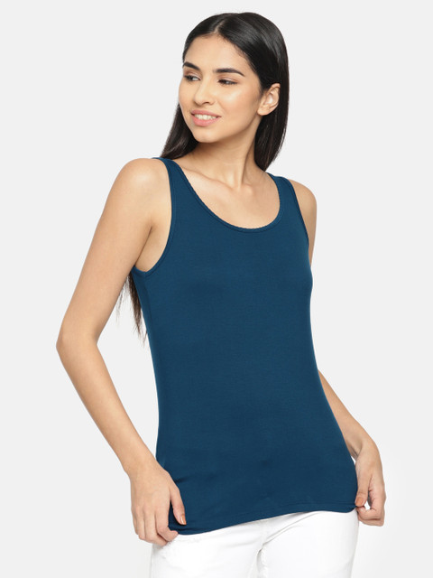 

CODE by Lifestyle Women Teal Blue Solid Top