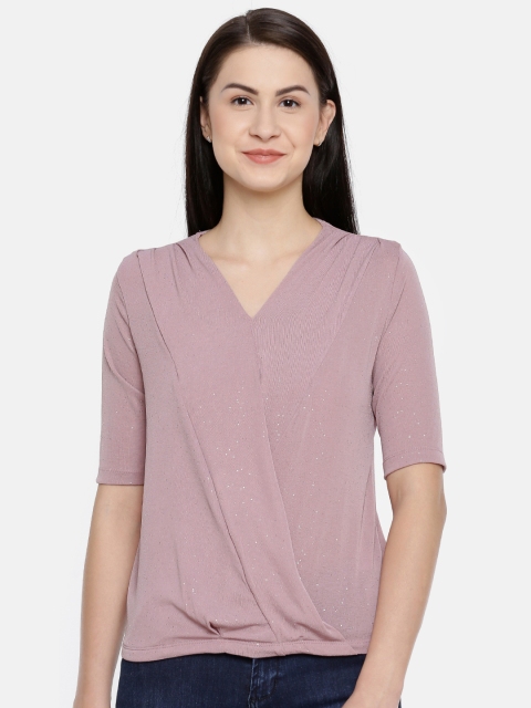 

CODE by Lifestyle Women Purple Solid Top