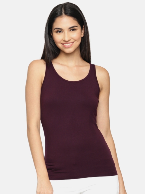 

CODE by Lifestyle Women Burgundy Solid Top