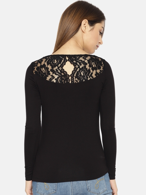 

CODE by Lifestyle Women Black Solid Top