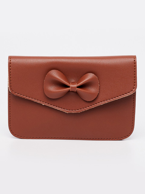 

Ginger by Lifestyle Brown Solid Sling Bag
