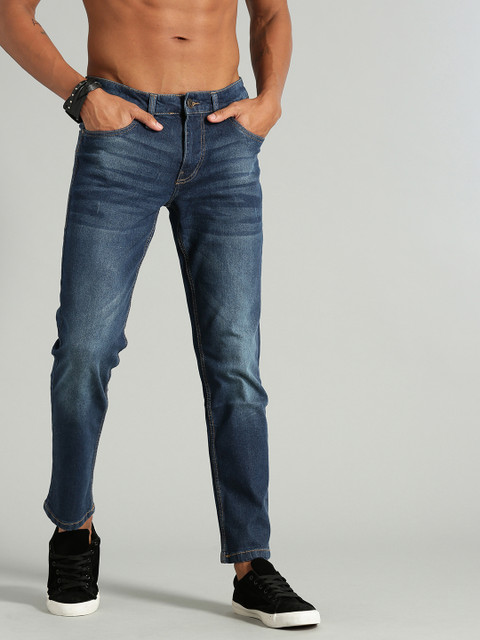 

Roadster Men Blue Slim Tapered Fit Mid-Rise Clean Look Stretchable Jeans