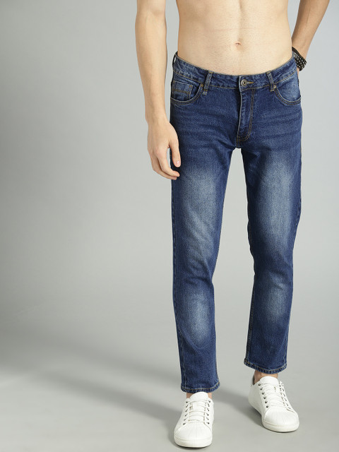 

Roadster Men Blue Slim Tapered Fit Mid-Rise Clean Look Stretchable Jeans