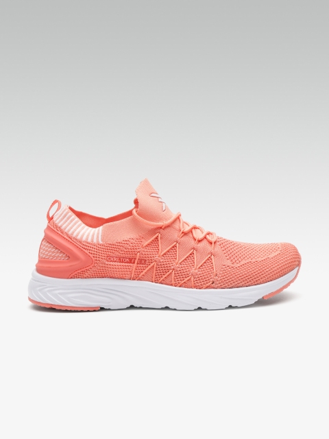 

Carlton London Women Peach-Coloured Sneakers