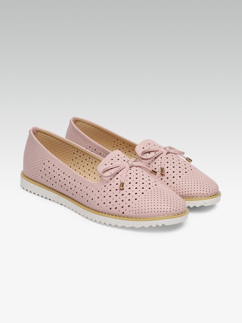 

Carlton London Women Pink Solid Flats