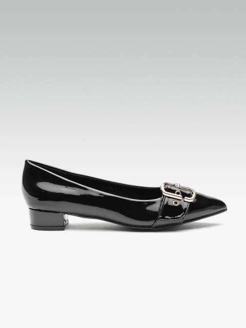 

Carlton London Women Black Solid Pumps