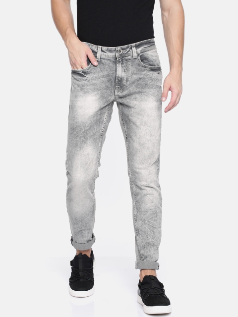 

Being Human Clothing Men Grey Skinny Fit Low-Rise Clean Look Stretchable Jeans