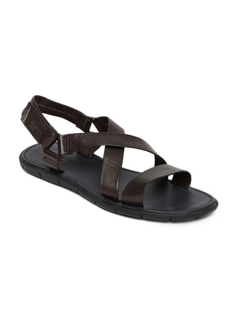 

GABICCI Men Brown Leather Sandals