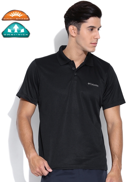 

Columbia Black New Utilizer Outdoor Polo T-shirt