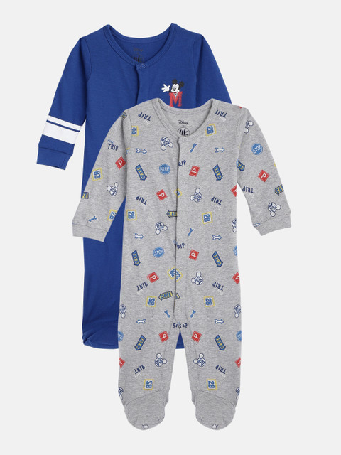 

YK Disney Infant Boys Pack of 2 Sleepsuits, Blue