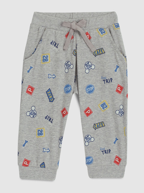 

YK Disney Infant Boys Grey Mickey Printed Joggers
