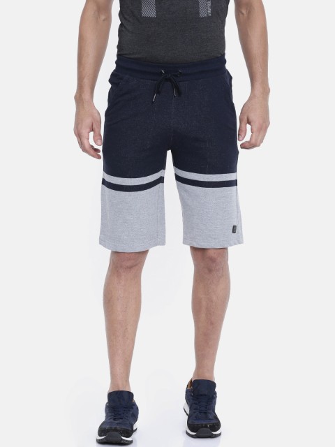 

Proline Active Men Navy Blue Solid Narrow Slim Fit Sports Shorts