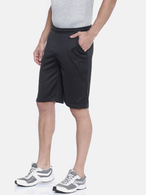

Proline Active Men Charcoal Grey Solid Narrow Fit Sports Shorts