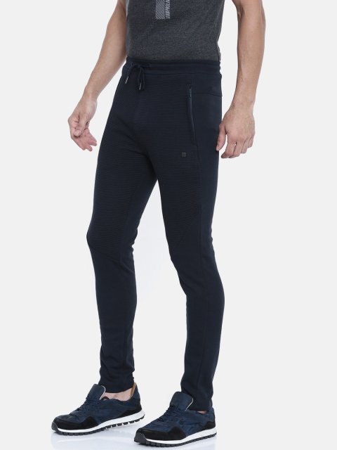 

Proline Active Men Navy Solid Slim Fit Track Pants, Navy blue
