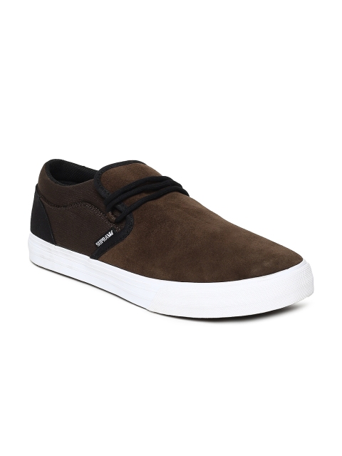 

Supra Men Brown CUBA Suede Sneakers