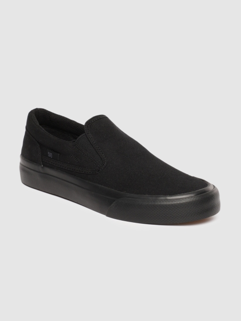 

DC Men Black Slip-On Sneakers