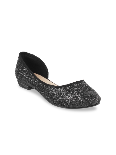 

SOLE HEAD Women Black Solid Ballerinas