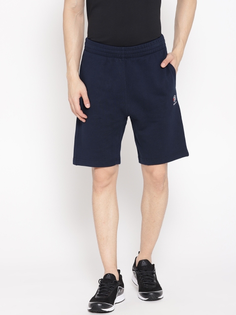 

Reebok Classics Men Navy Blue Solid AC Foundation Shorts