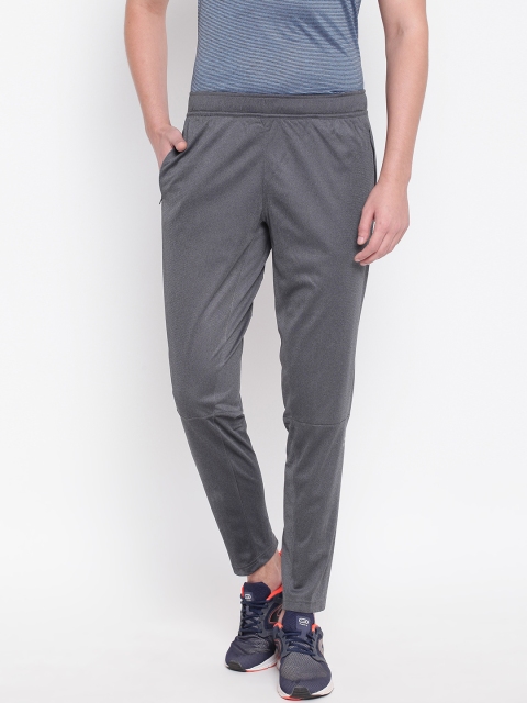 

Reebok Men Charcoal Grey Solid Speedwick Knit Trackster Pants