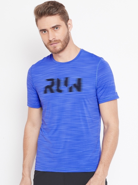 

Reebok Men Blue Printed Activechill Running T-Shirt