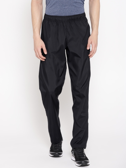 

Reebok Men Black Solid Training Essentials Woven Unlined Track Pants