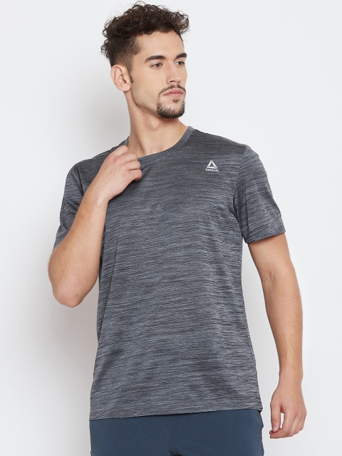 

Reebok Men Grey Grindle Training T-shirt