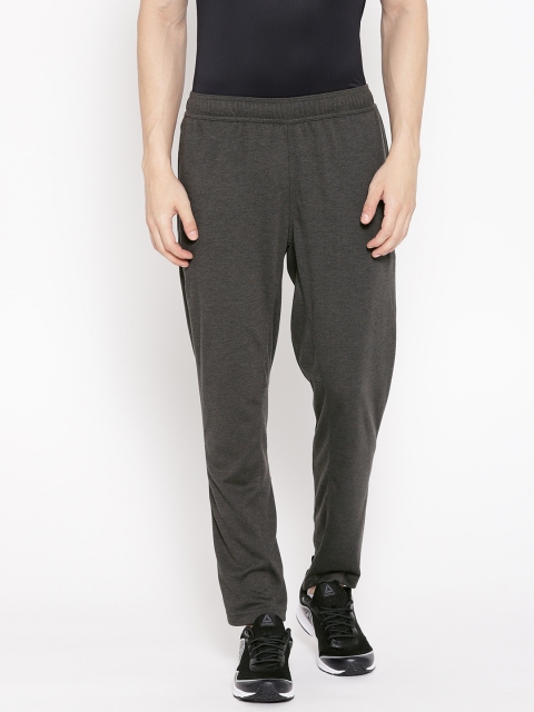 

Reebok Men Charcoal Grey Solid Crossfit Speedwick Training Track Pants