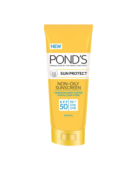 

Ponds Sun Protect Non-Oily Sunscreen SPF 50, Yellow