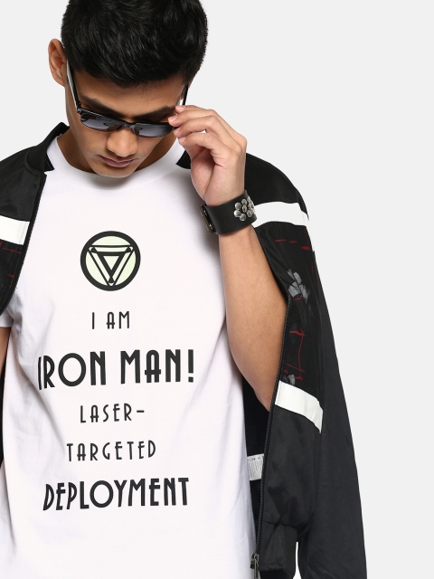 

Kook N Keech Men White Printed Round Neck T-shirt