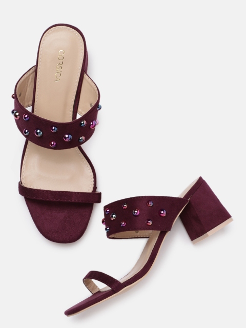 

CORSICA Women Purple Embellished Sandals