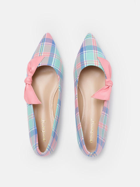 

DressBerry Women Pink Printed Ballerinas