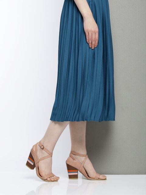

Mast & Harbour Women Nude-Coloured Solid Sandals