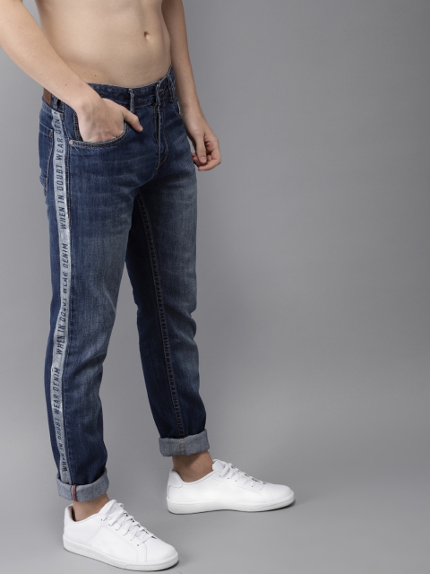 

Moda Rapido Men Blue Slim Fit Low-Rise Clean Look Jeans