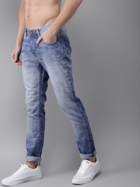 

Moda Rapido Men Blue Slim Fit Low-Rise Clean Look Jeans