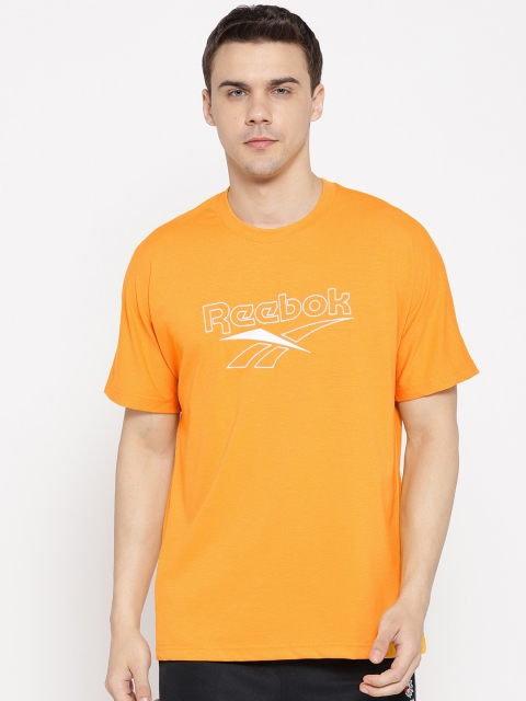 

Reebok Classics Unisex Yellow Solid Vector T-shirt