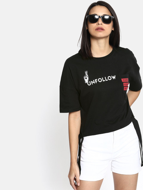 

Kook N Keech Women Black Printed Top