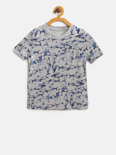 

GAP Boy Graphic Short Sleeve T-shirt, Grey melange