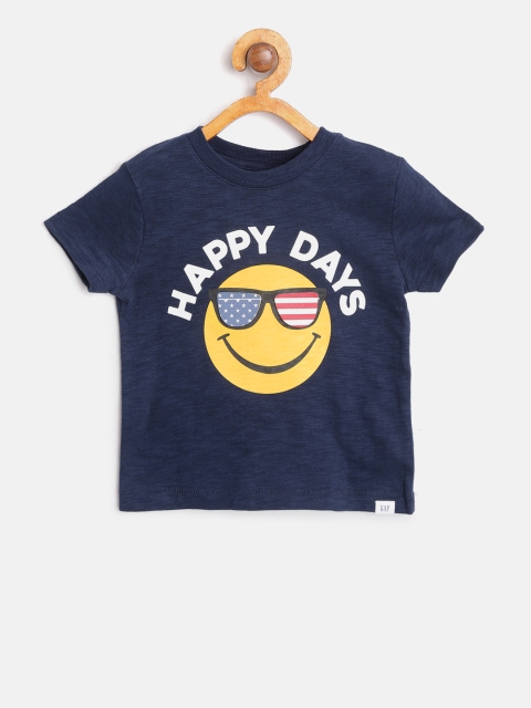 

GAP Boy Graphic Short Sleeve T-Shirt, Navy blue