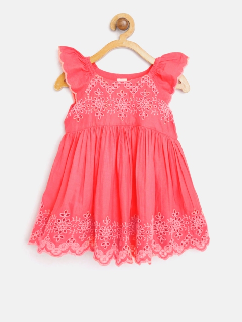 

GAP Girl Eyelet Flutter Dress, Pink