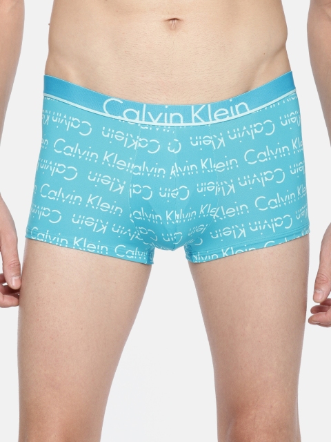 

Calvin Klein Underwear Men Blue Printed Trunks NU86330SP