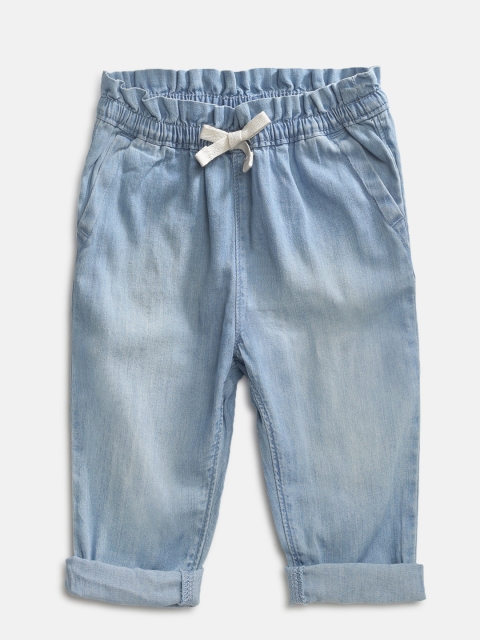 

Gap Girl Super Soft Denim Joggers, Blue