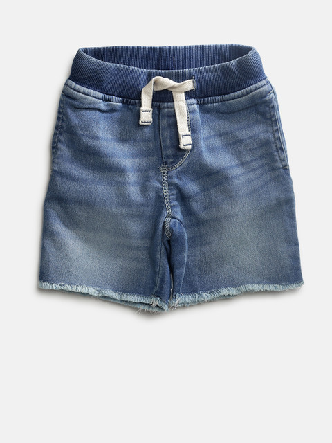 

GAP Boy Superdenim Pull-On Shorts with Fantastiflex, Blue