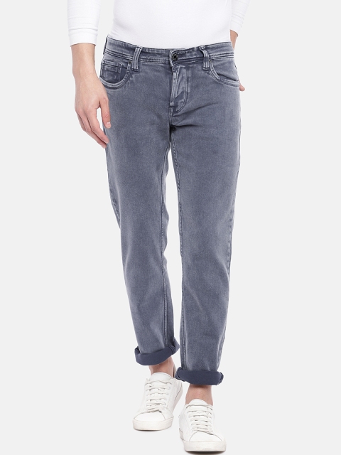 

Lawman pg3 Men Grey Slim Fit Mid-Rise Clean Look Jeans