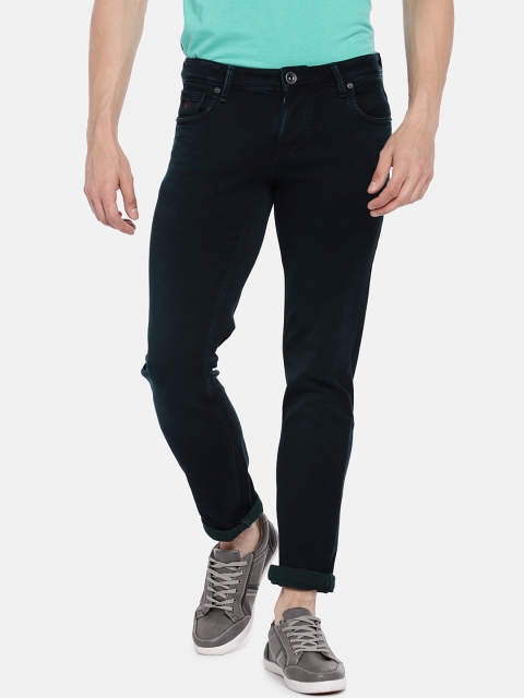 

Integriti Men Teal Blue Slim Fit Mid-Rise Clean Look Jeans