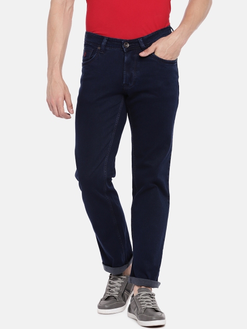 

Integriti Men Navy Blue Slim Fit Mid-Rise Clean Look Jeans