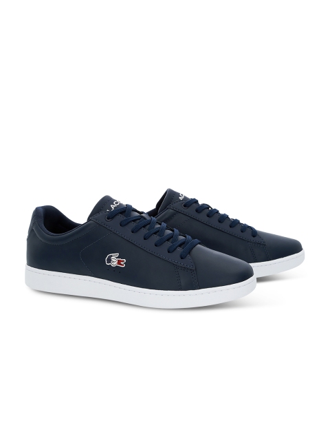 

Lacoste Men Navy Blue Leather Training Shoes