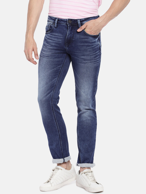 

Easies Men Blue Slim Fit Mid-Rise Clean Look Jeans